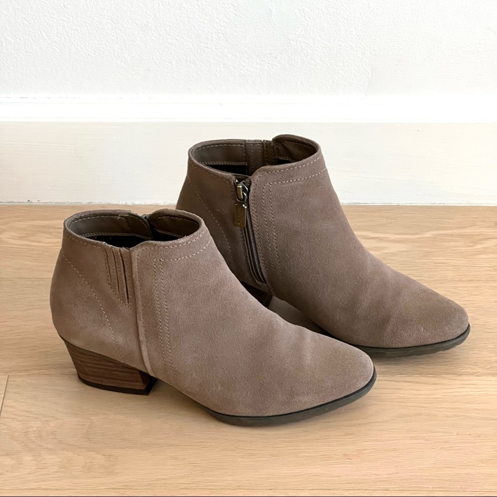 Blondo Valli Waterproof Ankle Bootie - Taupe/Tan/Gray - Size 7.5 M